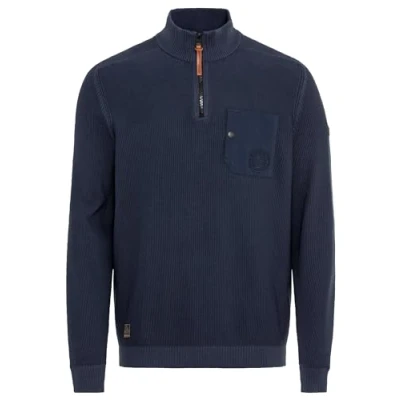 Abbildung von camel active Troyer Strickpullover, Herren, Größe: XXL, True blue