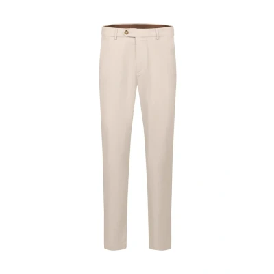 Abbildung von bugatti MIT Praktischen GÜRTELSCHLAUFEN Chino, Herren, Größe: 35x30, Ecru
