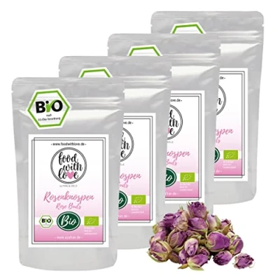Abbildung von Azafran BIO Rosenknospen pink Kräutertee Knospen von der Rose by Food with Love 500g
