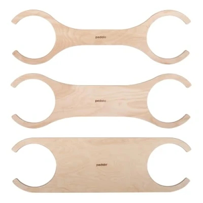 Abbildung von pedalo® Balanceboard Pedalo Stapelbaustein Holzsteg Passend für Stapelsteine, Set = 3 Stück hohe Sicherheit