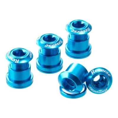 Abbildung von Chainring Bolt Set Kettenblattschrauben 7mm hellblau