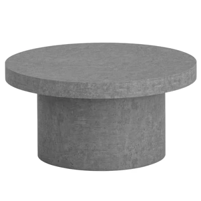 Abbildung von FineBuy Couchtisch 60x60x30 cm Sofatisch Modern, Design Wohnzimmertisch Rund, Loungetisch in Pilz Form, Kaffeetisch Beistelltisch Klein