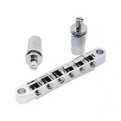 Abbildung von Musiclily Pro 52mm Tune O Matic Brücke Steg Bridge für Epiphone Les Paul SG Style E Gitarre, Chrom
