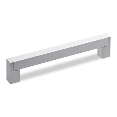 Abbildung von SO TECH® Möbelgriff Bügelgriff eckig Aluminium BA 128 320 mm incl. Schrauben, Griff Schrankgriff Schubladengriff Schrauben