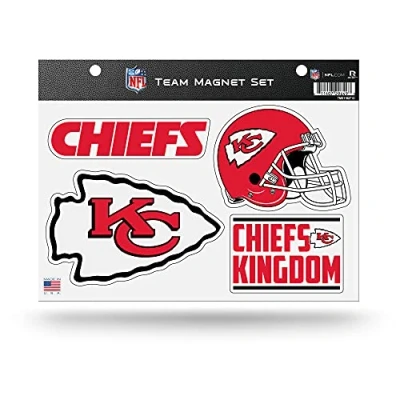 Abbildung von Rico Industries NFL Football Kansas City Chiefs Alternate Team Magnetbogen