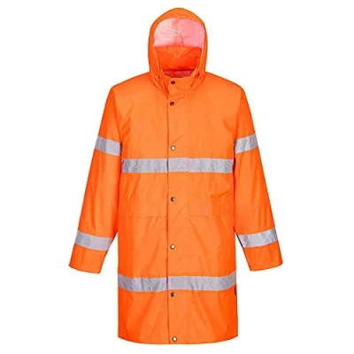 Abbildung von Portwest Warnschutzregenmantel, Größe: 4XL, Farbe: Orange, H442ORR4XL