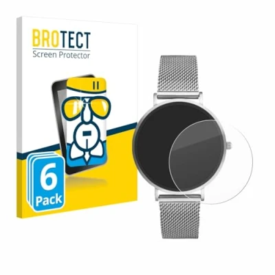 Abbildung von BROTECT Schutzglas für Xcoast X Watch Siona 2 Nano (6 Stück) Schutzfolie Panzer Folie Glas [Extrem Kratzfest 9H, Anti Fingerprint,
