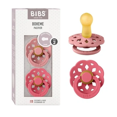 Abbildung von BIBS Boheme 2 Pack Dusty Pink/Coral Spenen Maat