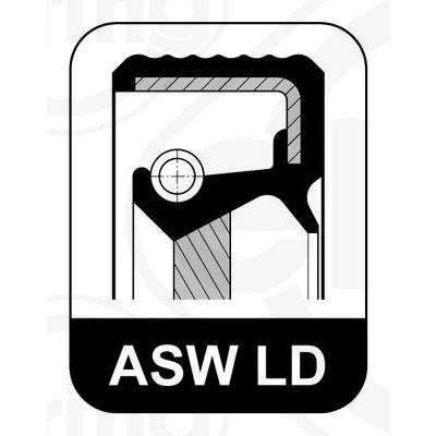 Abbildung von ELRING 581.879 Kurbelwellendichtring FPM (Fluor Kautschuk)/ACM (Polyacryl Kautschuk) OPEL: Ascona C Limousine, Astra F CC, Kadett E CC