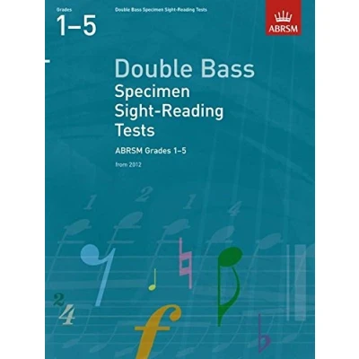 Abbildung von Double Bass Specimen Sight Reading Tests, ABRSM Grades 1 5: from 2012 (ABRSM reading)