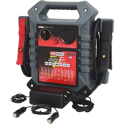 Abbildung von KS Tools 550.1720 12 V + 24 Batterie Booster, mobiles Starthilfegerät 1400 A