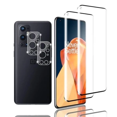 Abbildung von Zicurz 2+2 Stück Schutzglas für OnePlus 9 Pro, Panzer Schutz Glas, 2 Schutzfolie und Kamera Schutzglas, HD Displayschutz, Blasenfrei, Pro