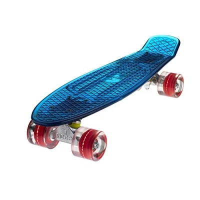 Abbildung von Ridge Skateboard Blaze Mini Cruiser , klar/weiß, 55 cm