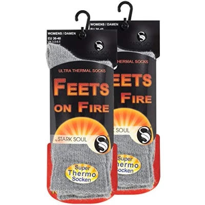 Abbildung von Stark Soul® Thermosocken FEETS on FIRE (2 Paar) mit hoher Wärmedämmung