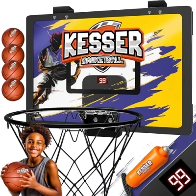 Abbildung von KESSER Basketballkorb, Tür Basketballkorb fürs Zimmer Büro Indoor Outdoor