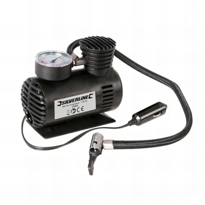 Abbildung von Silverline 425689 Mini Druckluftkompressor 12 V DC