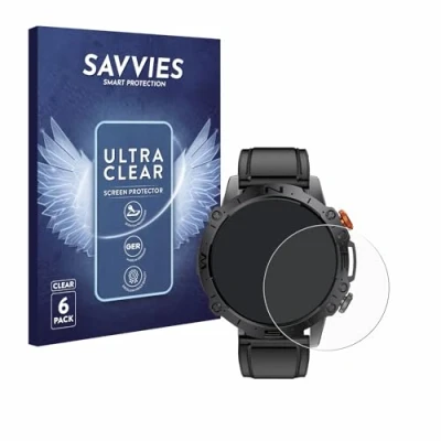 Abbildung von Savvies 6 Stück Schutzfolie für LIGE DFA ST19 1.43&quot; Displayschutz Folie Ultra Transparent