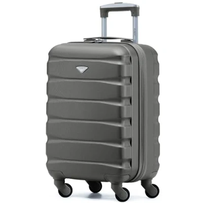 Abbildung von Flight Knight Leichte 4 Rad abs hartschalenkoffer Handgepack, Zugelassen Fur Uber 35 Fluggesellschaften, Einschließlich Easyjet, Maximale Große KLM Und Air France 55x35x25cm