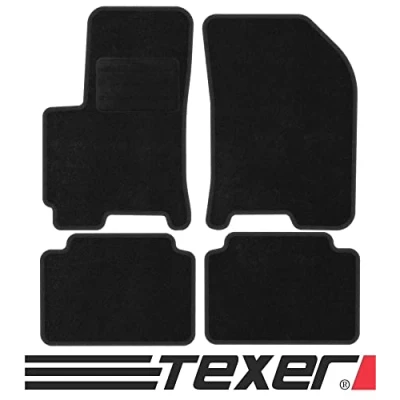 Abbildung von TEXER Textil Fußmatten Passend für Chevrolet Aveo I T250 Bj. 2006 2011 ANTHRAZIT