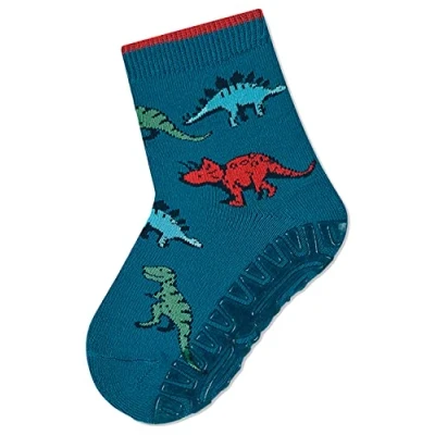 Abbildung von Sterntaler Baby Jungen Fliesen Socken FLI Soft Dinos Strümpfe meliert Rutsch mit und Vollplüsch tintenblau, 18