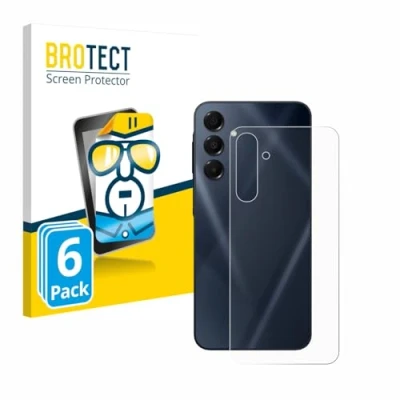 Abbildung von BROTECT (6 Stück Schutzfolie für Samsung Galaxy A16 5G (Rückseite) Displayschutz Folie Ultra Klar