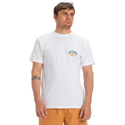 Abbildung von Quiksilver Flower Chaos Tshirt print, Größe: Medium, White