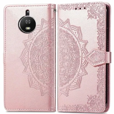 Abbildung von Hülle für Motorola Moto G5S,Klappbar Leder Tasche Case Cover,Handyhülle G5S Kartenfach Standfunktion Schutzhülle Klapphülle Lederhülle