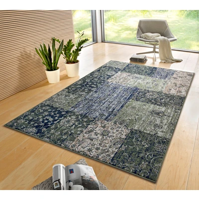 Abbildung von HANSE Home Teppich &quot;Kirie&quot;, rechteckig, Patchwork, Kurzflor, Teppichläufer, Modern, Vintage, Wohnzimmer, Flur
