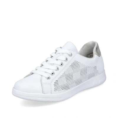 Abbildung von Rieker Sneaker low, Damen, Größe: 40, Weiss Schuhe