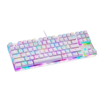 Abbildung von MOTOSPEED Mechanische Gaming Tastatur K87S RGB (Weiß)