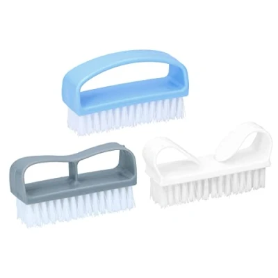 Abbildung von 3er Pack Nagelbürste mit Bügel, aus Kunststoff auf Blisterkarte Handbürste