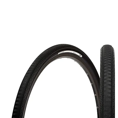 Abbildung von Panaracer Gravelking Semi Slick TLC Folding Tyre Gravel Reifen, schwarz/schwarz, 700 x 43c