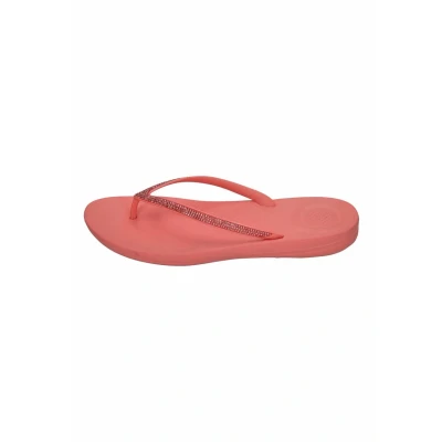 Abbildung von Fitflop Zehentrenner Iqushion Sparkle R08 Badezehentrenner, Damen, Größe: 38, Rosy coral Schuhe
