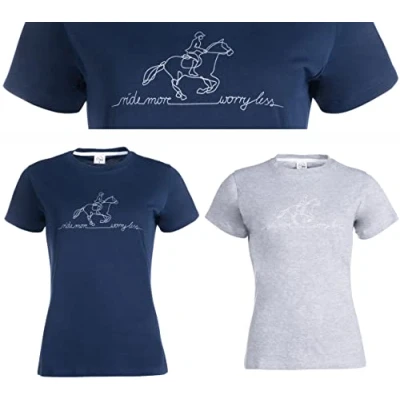 Abbildung von HKM T Shirt Ride More Dunkelblau XXS