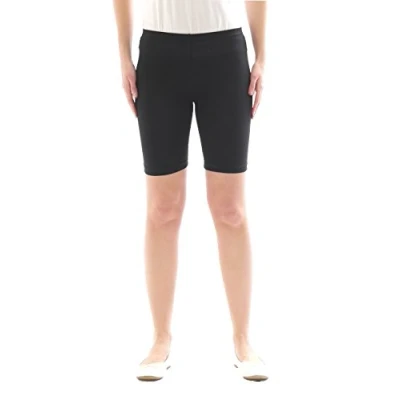 Abbildung von YESET Kinder Shorts Sport Pants Sportshorts Kurze Leggings aus Baumwolle Jungen Mädchen schwarz 146