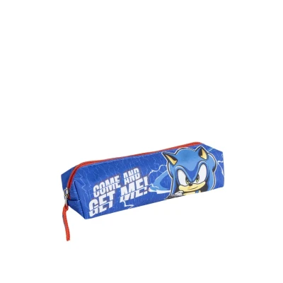 Abbildung von Disney Sonic THE Hedgehog Rectangular Lightweight AND Durable Stationery Organizer Federmäppchen für Kinder, Größe: One Size, Multi coloured