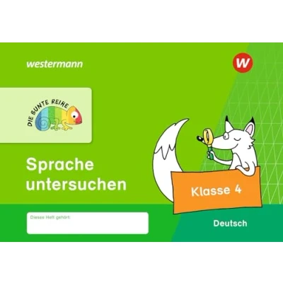Abbildung von DIE BUNTE REIHE Deutsch: Sprache untersuchen Klasse 4