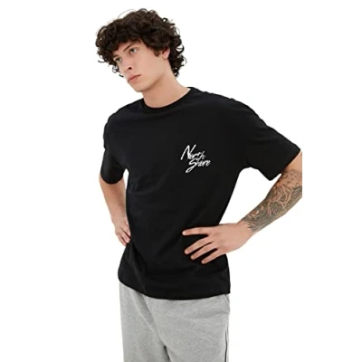 Abbildung von Trendyol Tshirt print, Damen, Größe: Medium, Black