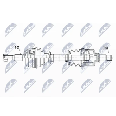 Abbildung von Antriebswelle NTY NPW FR 121