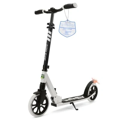 Abbildung von SereneLife Roller für Kinder &amp; Erwachsene, Unisex Tretroller, Cityroller, klappbar höhenverstellbar, Big Wheel Scooter bis 120 kg belastbar, Kinderroller, Kickscooter große Räder Junge Mädchen