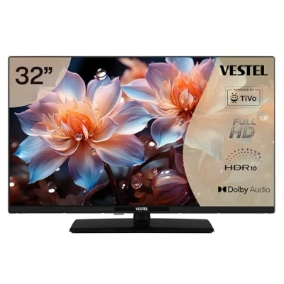 Abbildung von Vestel Fernseher 32 Zoll Smart TV Powered by TiVo Full HD Fernseher, HDR mit Triple Tuner, LED 32FT9740 schwarz