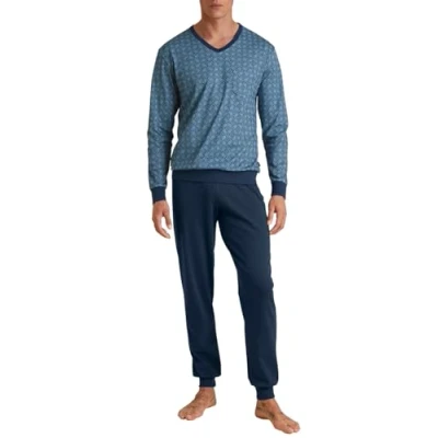 Abbildung von Calida Nachtwäsche Set, Herren, Größe: XXL, Insignia blue