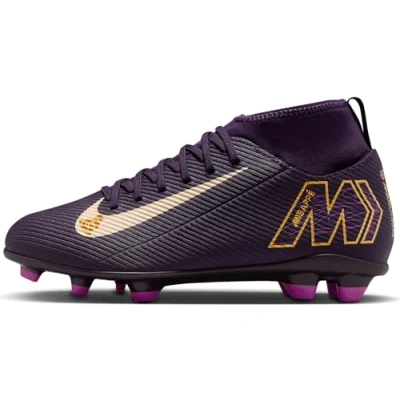 Abbildung von Nike Performance JR 10 CLUB Unisex Fußballschuhe Naturrasen für Kinder, Größe: 38.5, Grand purple/pale ivory Schuhe