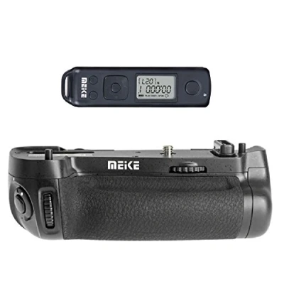 Abbildung von Khalia Foto Batteriegriff Passend für Nikon D750 + Funk Timer Fernauslöser ähnlich MB D16 MK DR750 Akkugriff perfekt Hochformat