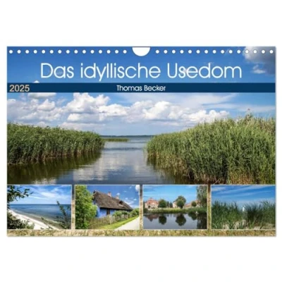 Abbildung von Das idyllische Usedom (Wandkalender 2025 DIN A4 quer), CALVENDO Monatskalender