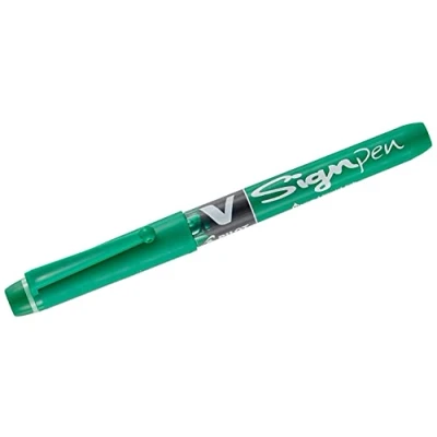 Abbildung von 12 x Pilot Faserschreiber V Sign Pen 0,6mm Rundspitze grün