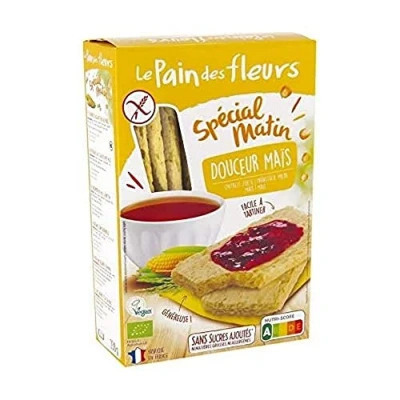 Abbildung von Blumenbrot Dickeres Knusperbrot Mais 230 g 8er Pack