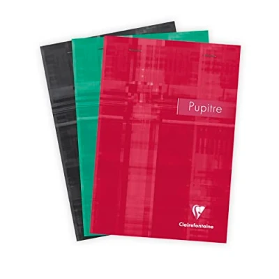 Abbildung von 5 x Clairefontaine Notizblock A5 kariert 80 Blatt farbig sortiert