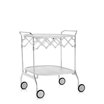 Abbildung von Kartell Gastone Rollwagen, Kunststoff, Weiß, 62 x 70 68 cm