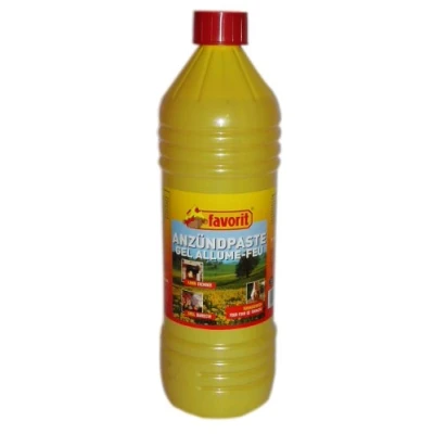Abbildung von Favorit 1263 Anzünde Gel für Grill 1000 ml; Praktische Anzünder, besonders brennstark und einfach zu verwenden; mit Spritzausgießer kindersicherem Verschluss; Anzündpaste auf nachhaltiger Basis